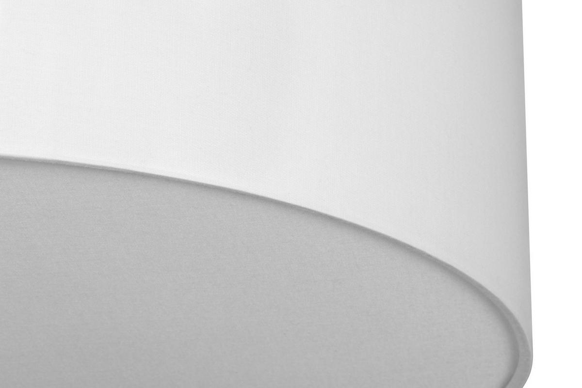 LAMPA SUFITOWA RONJA *SBN* - biały, Basics, metal/tkanina (40/14cm) - Novel