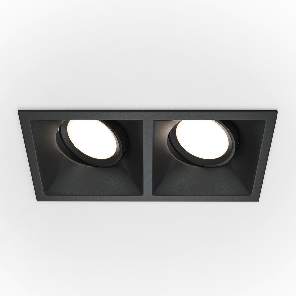 DECKENLEUCHTE DOT - Schwarz, Modern, Metall (17,3/9/4,2cm) - MAYTONI