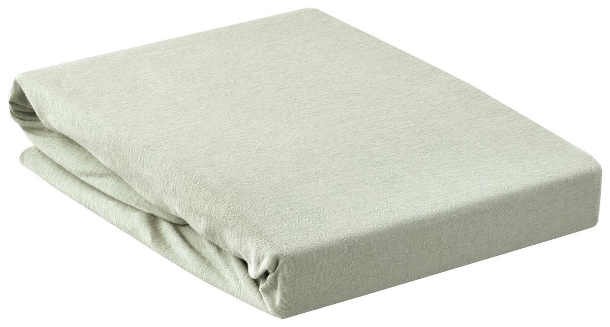 Spannleintuch Elasthan Hoch in Grün ca. 150x200cm - Grün, Textil (150/200cm) - Premium Living