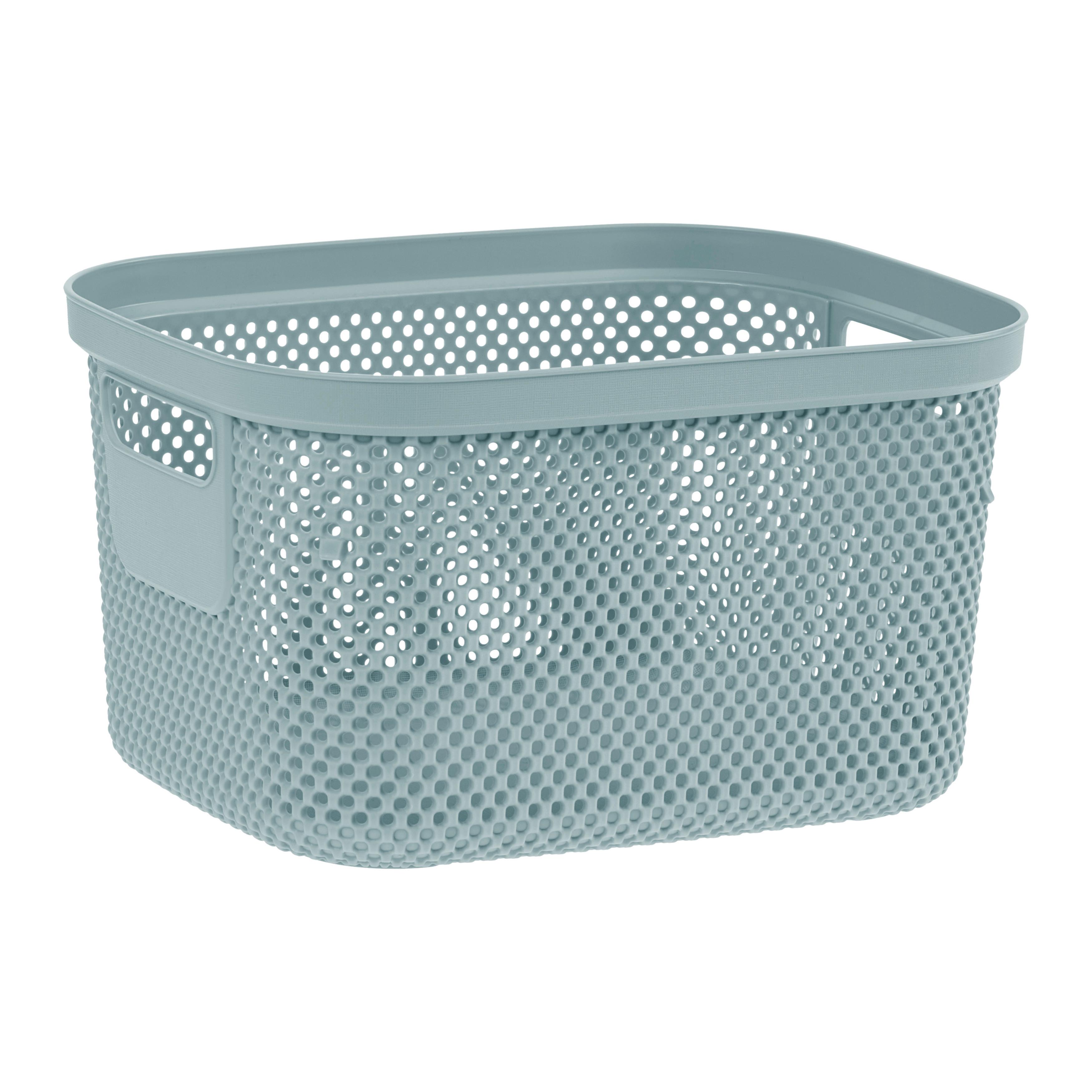 Tárolókosár Stine - M - kék, Modern, műanyag (27/21,5/15cm)