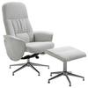 RELAXSESSELSET ROLF - Hellgrau, Design, Textil/Metall (77/104,5/82cm) - Livetastic
