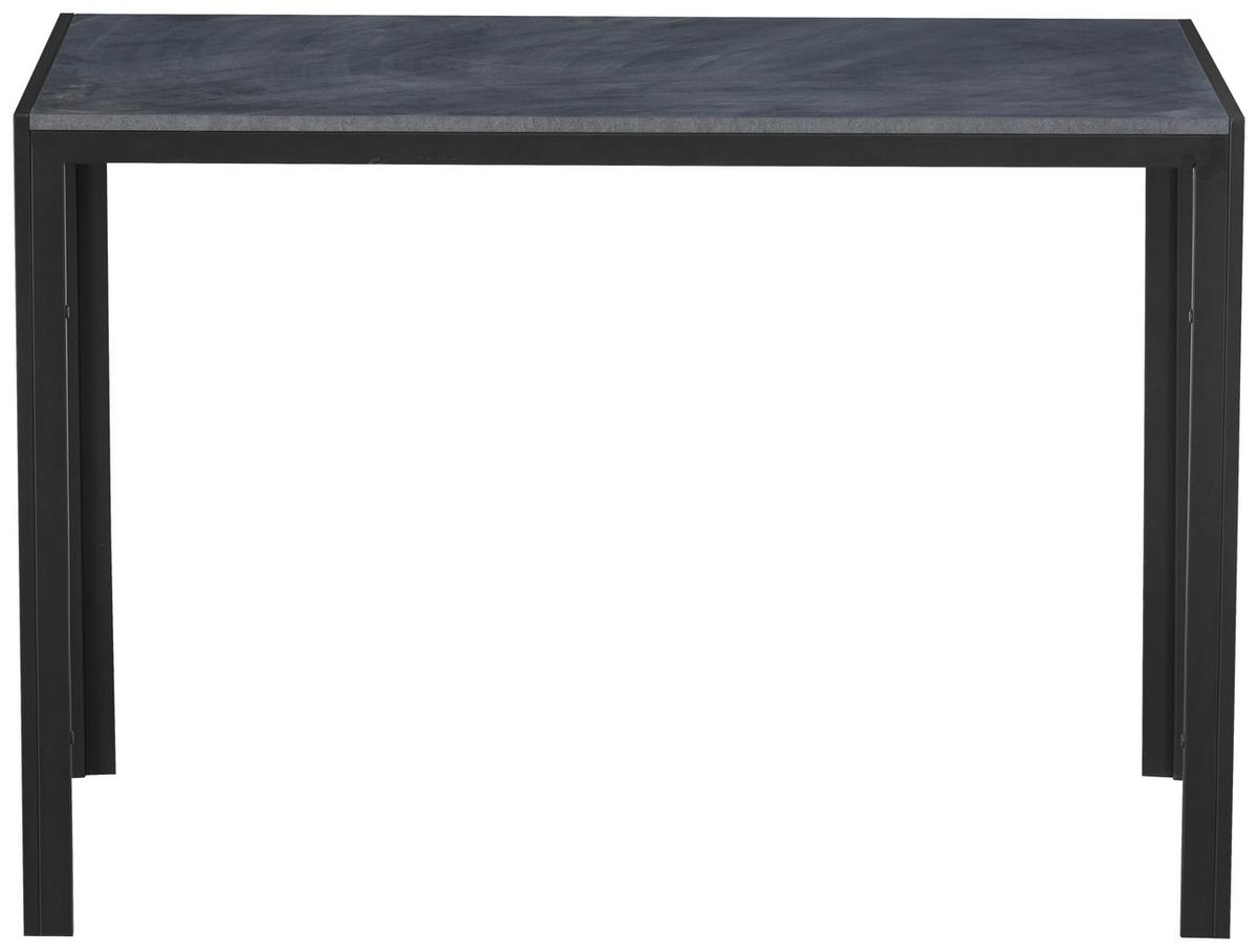 Masa SANDRO - negru/gri, Modern, metal/material pe bază de lemn (110/76/70cm) - Best Price