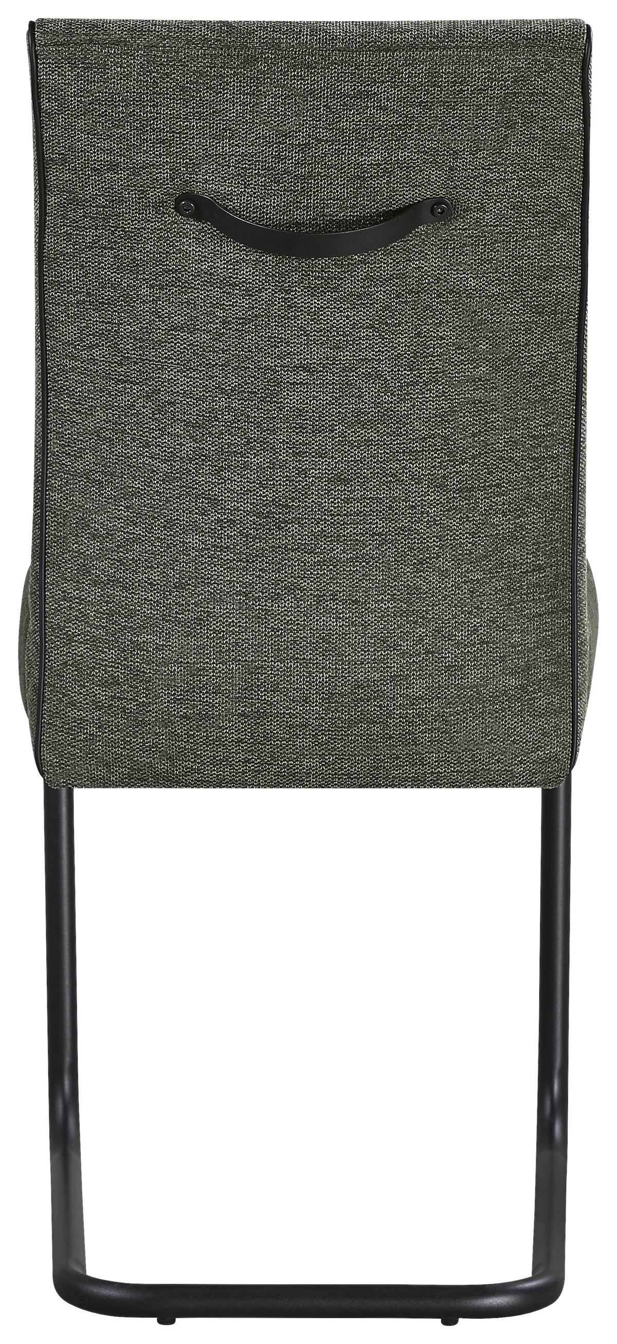 KRZESŁO NA PŁOZIE GIORGIA - zielony/czarny, Modern, metal/tkanina (58/86/45cm) - Mömax