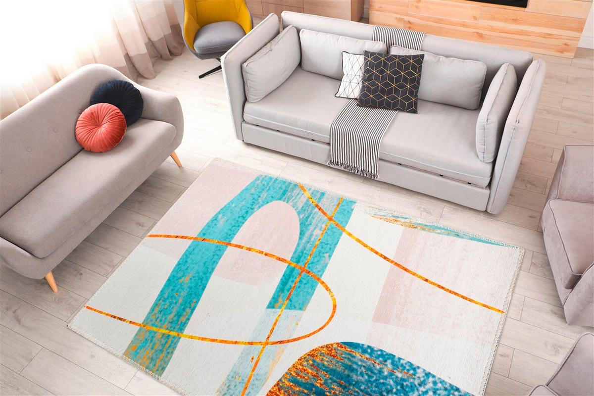 FLACHWEBETEPPICH PICASSA 425 MULTI - Multicolor, Konventionell, Textil (200cm) - Kayoom