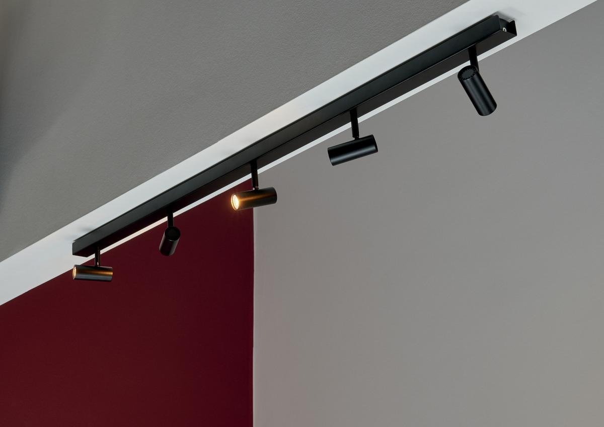 REFLEKTOR SUFITOWY 2112203003 OMARI 5 - czarny, Design, metal (118/12/3,5cm) - Nordlux