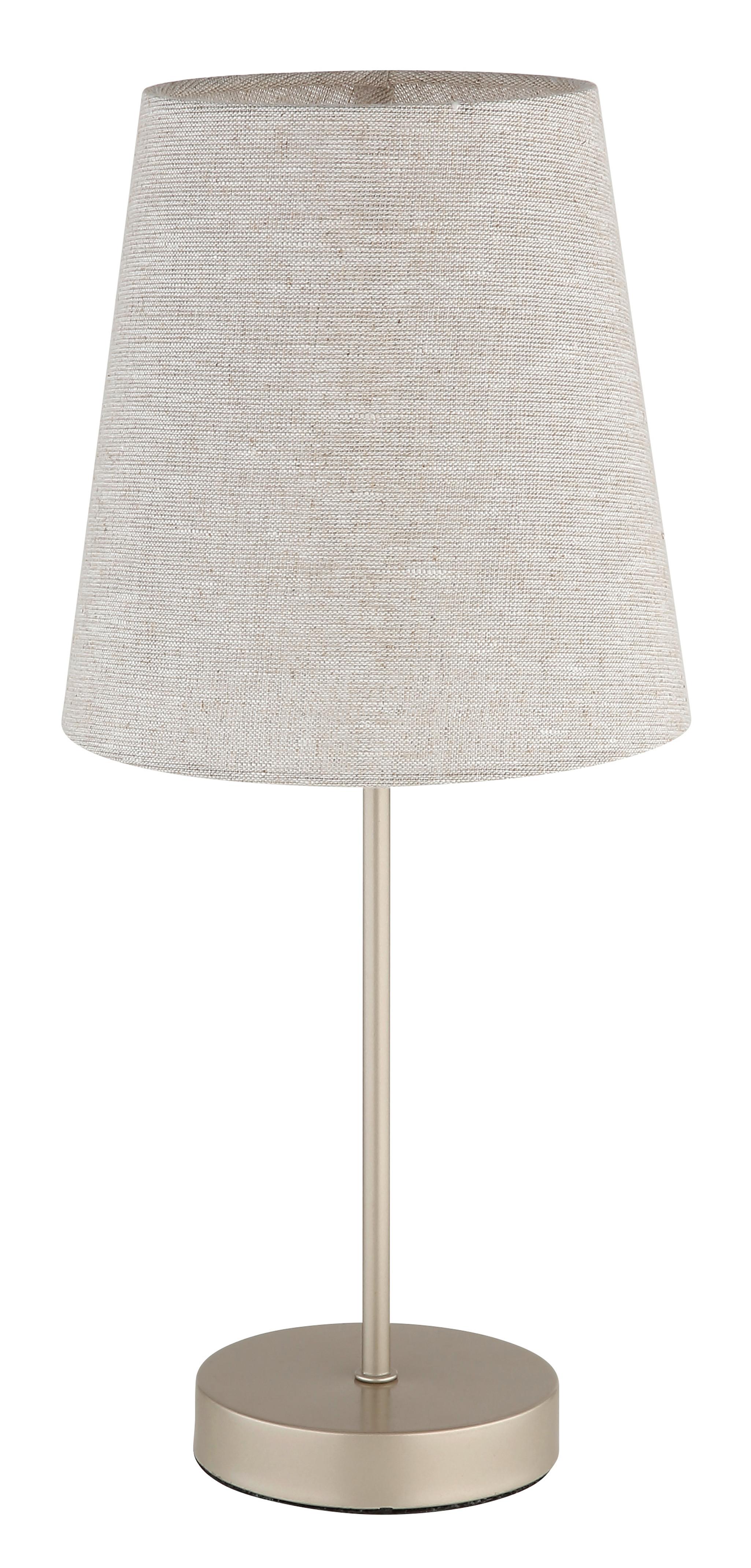 Stona Lampa Joris - šampanjac/bež, Dizajnerski, tekstil/metal (20/45cm) - Globo