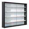 Hängevitrine Collecty ca. 80x60 cm Schwarz/Weiß - Schwarz/Weiß, Design, Glas/Holzwerkstoff (80/60/10cm) - MID.YOU
