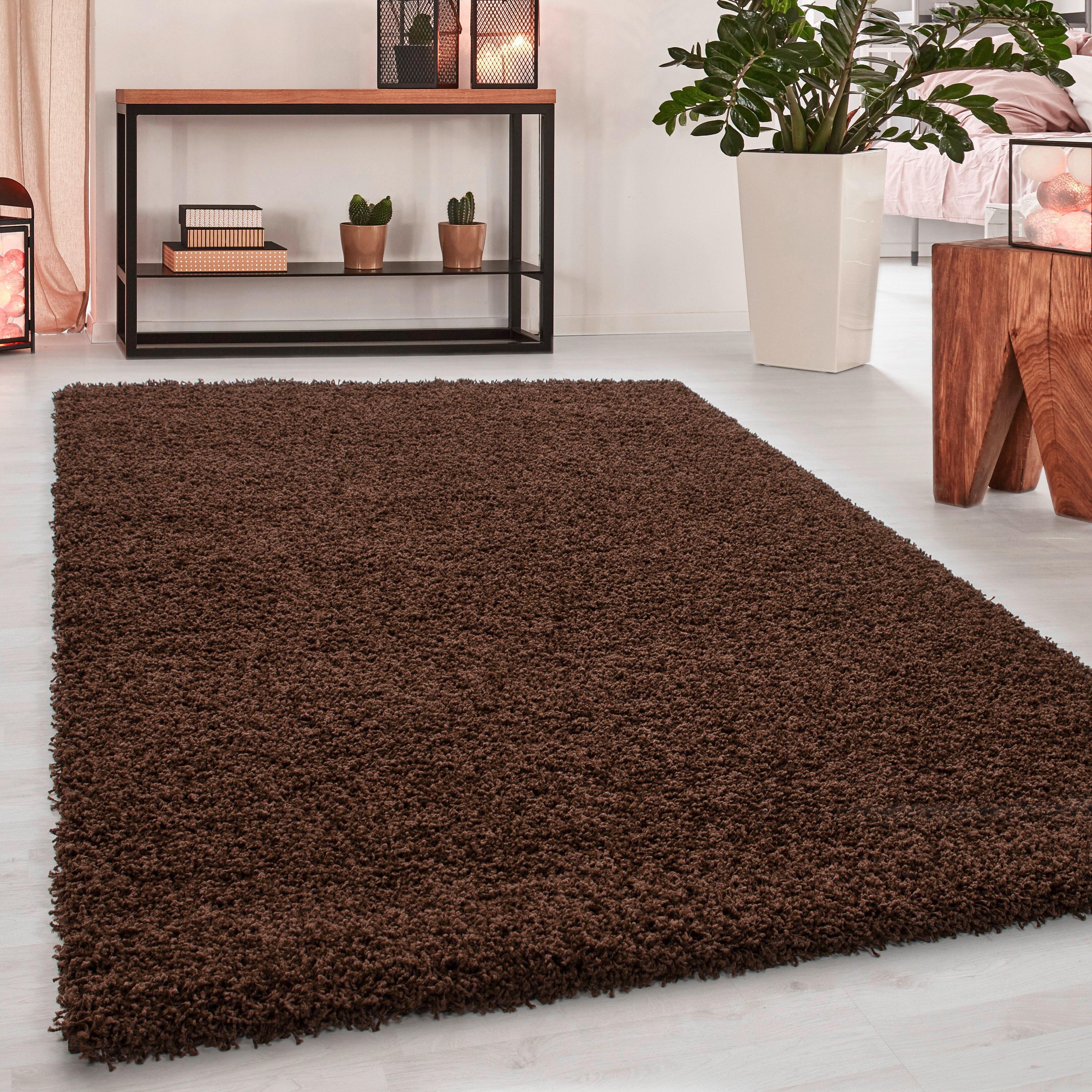 Hochflorteppich Dream Braun ca. 80x150cm - Braun, KONVENTIONELL, Textil (80/150cm) - Novel