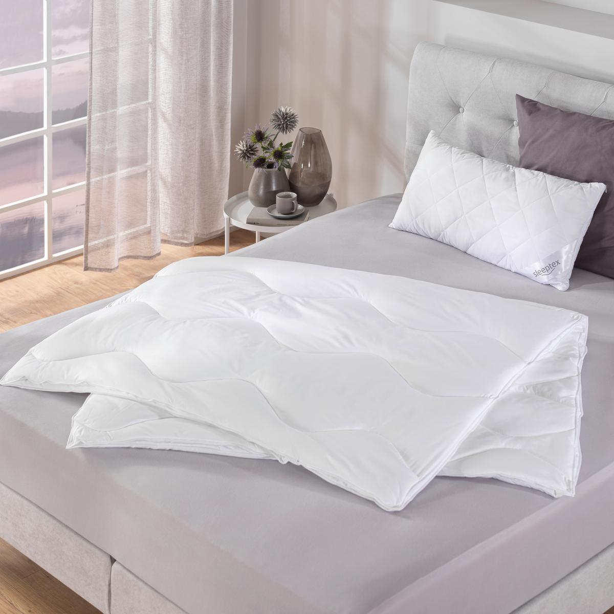 KOŁDRA CZTERY PORY ROKU OVIEDO - biały, Konventionell, tkanina (135/200cm) - Sleeptex