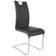 Nihajni Stol Madrid - črna, Moderno, kovina/umetna masa (43/99,5/57,5cm) - Mömax modern living