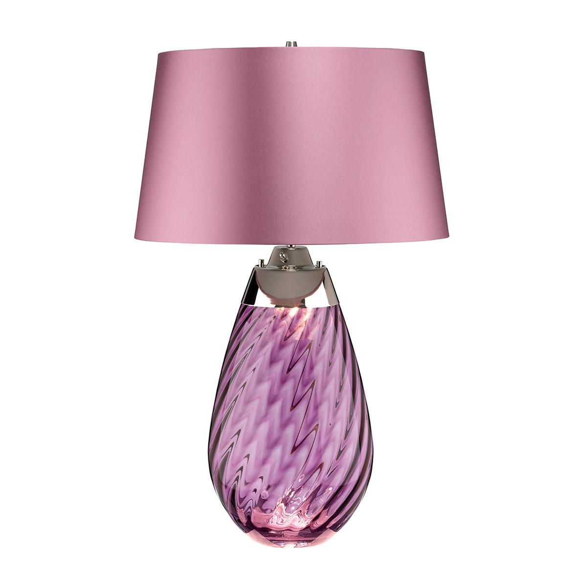 Asztali Lámpa Lena-Tl-L-Plum - ibolya, Konventionell (46/74cm) - Elstead Lighting