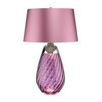 Asztali Lámpa Lena-Tl-L-Plum - ibolya, Konventionell (46/74cm) - Elstead Lighting