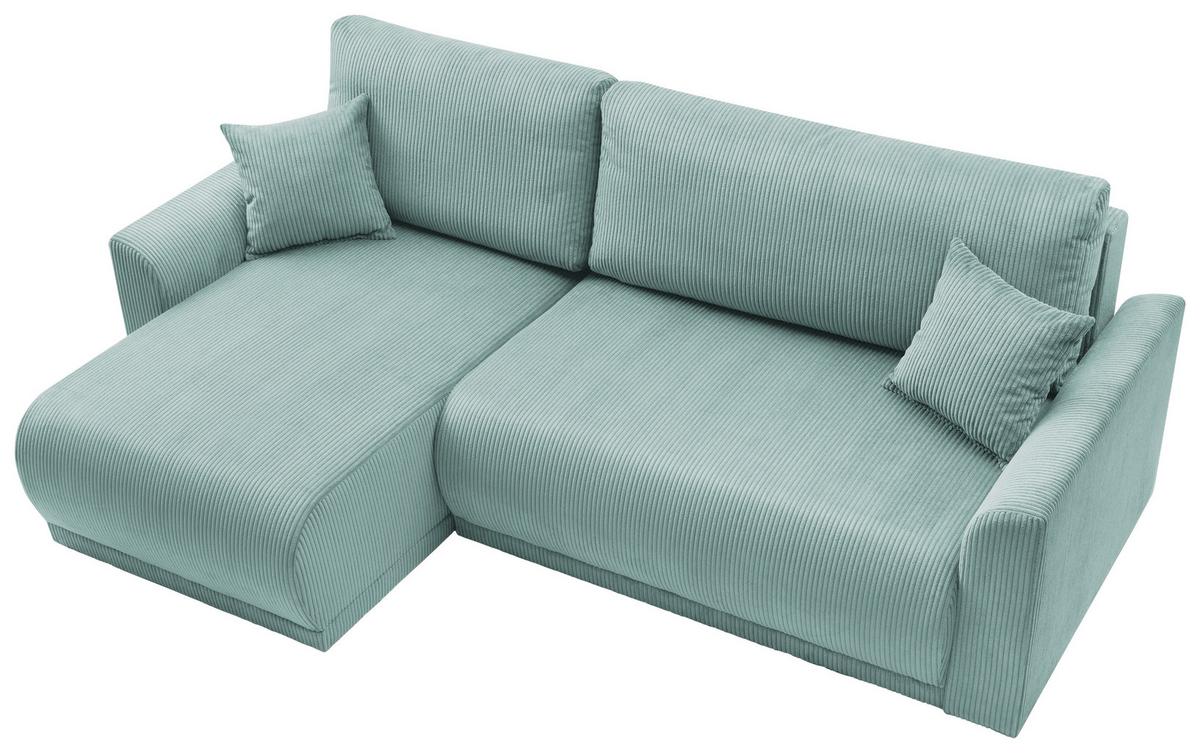 Coltar Kim - verde mentă, Modern, lemn (233/146cm) - Modern Living