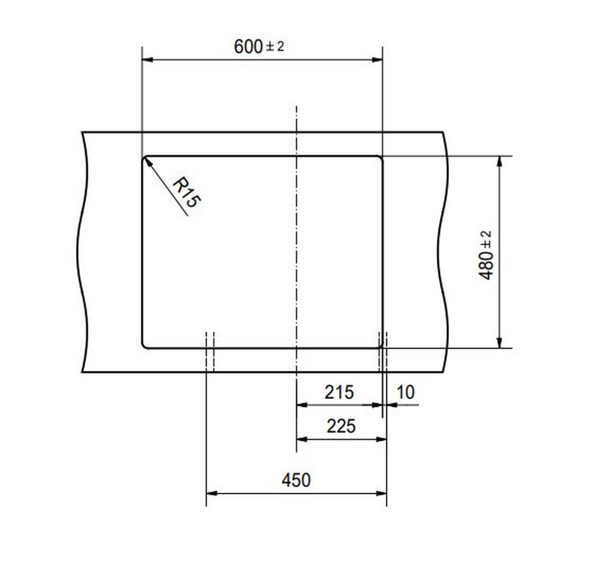 Einbauspüle Urban UBG 611-62 Schwarz - Schwarz, MODERN (62/50cm) - Franke