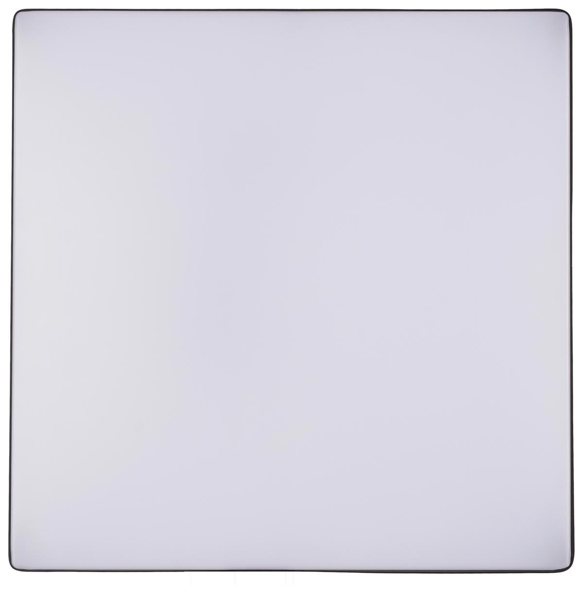 LED Mennyezeti Lámpa Jannek 33/33cm - fekete, Modern, műanyag/fém (33/33/5cm) - Premium Living