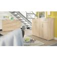 Kommode in Eiche Sonoma - Eichefarben, Holzwerkstoff/Metall (72/86/37cm) - MÖMAX modern living