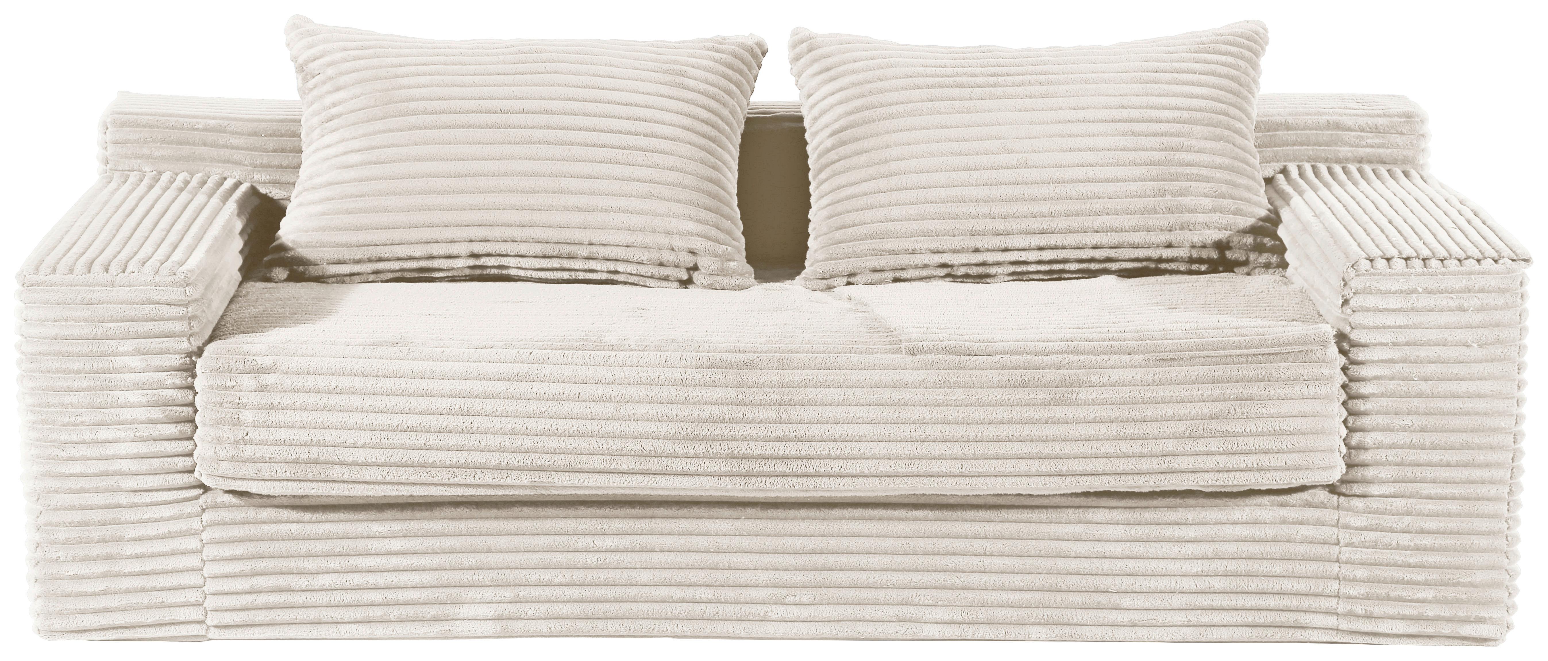 Dvosed Clea, Bež - bež, Design, tekstil (203/60/100cm) - P & B