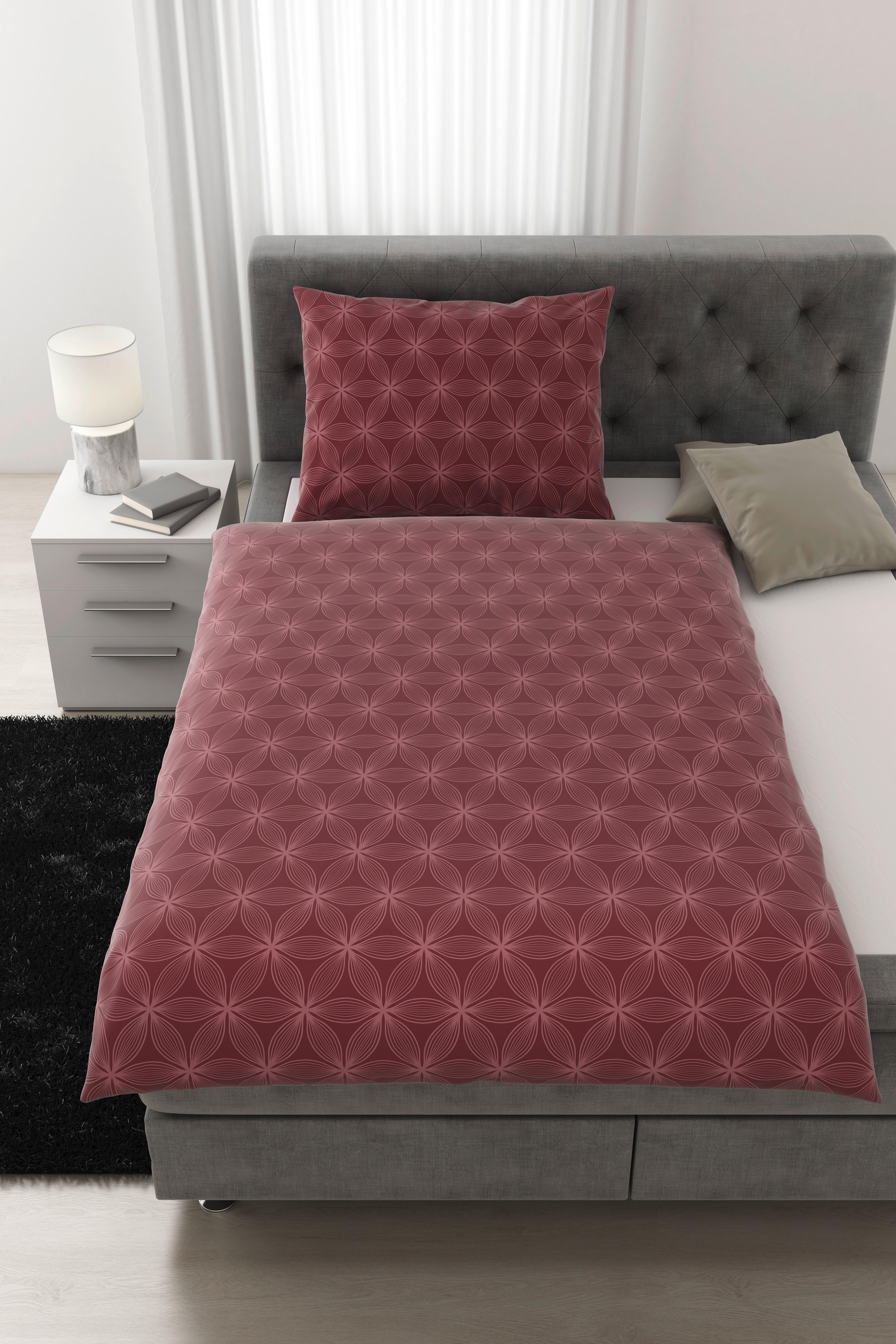 Bettwäsche Alex Design ca. 140x200cm - Beere, MODERN, Textil (140/200cm) - Premium Living