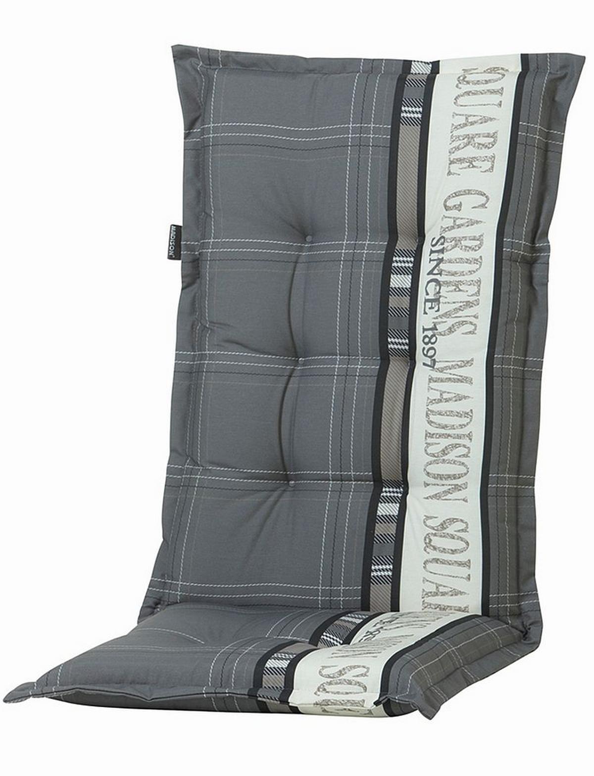 Sesselauflagen-Set Garden 4-tlg. Hochlehner Grau - Grau, KONVENTIONELL, Textil (50/8/123cm) - Ambia Garden