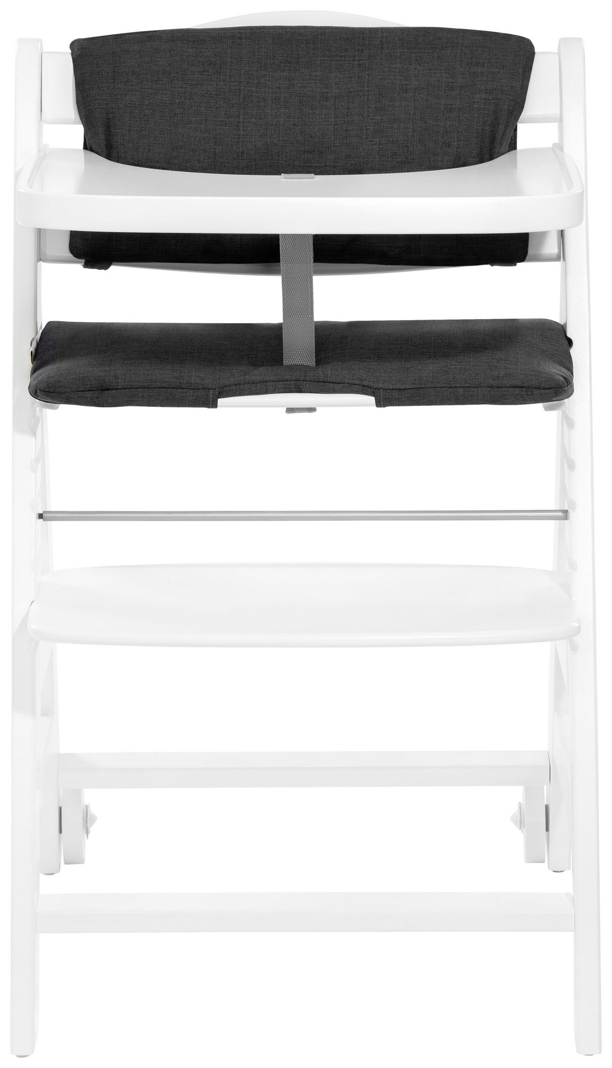 WYSOKIE KRZESŁO 663240 BETA+BOUNCER - biały/szary, Basics, drewno (58/48/83cm) - Hauck