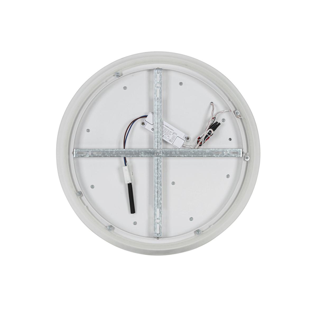 Plafonieră cu LED Birtu - alb, Modern, plastic/metal (49/4,3cm) - Mömax