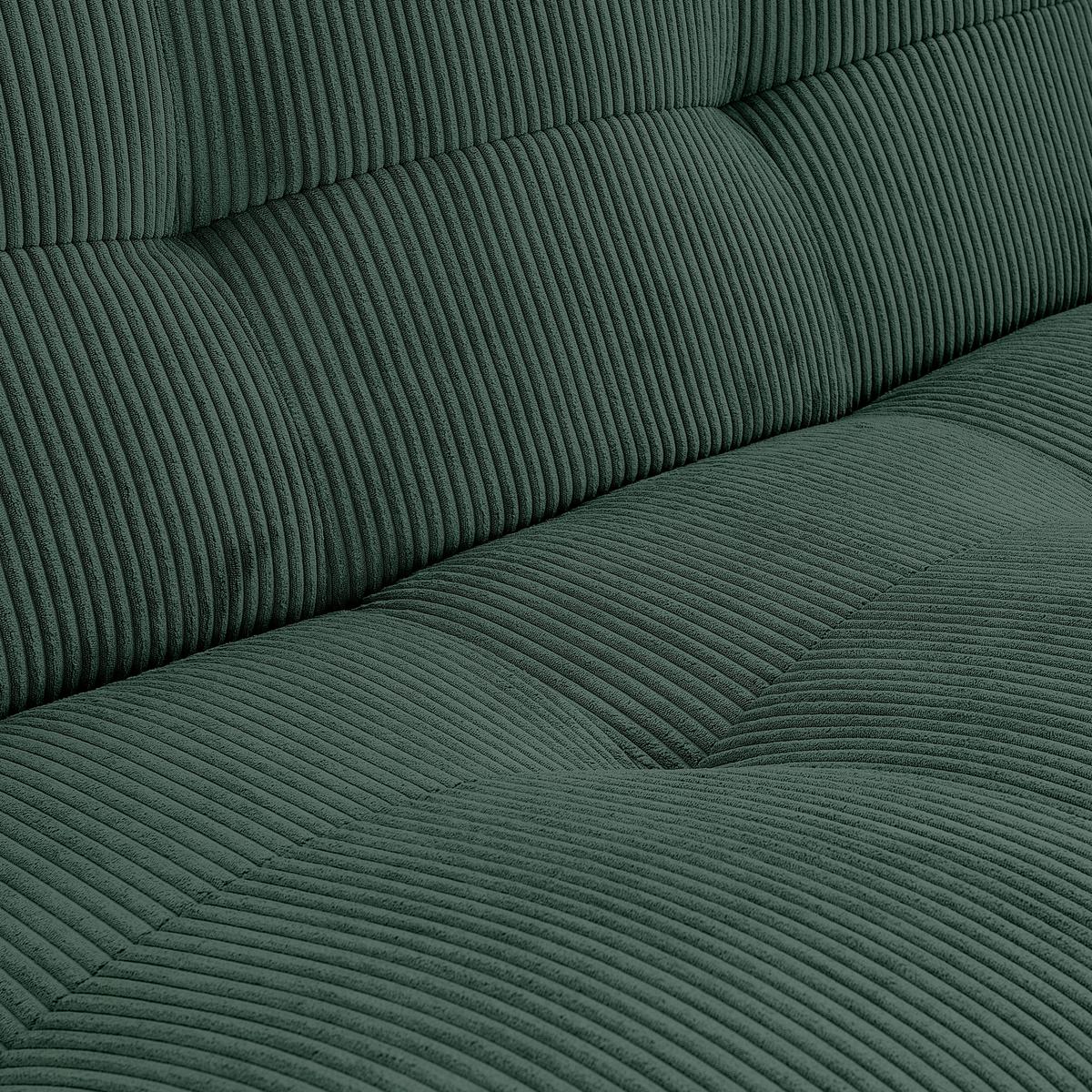 Modul Sofa Giselle Ecke Dunkelgrün - Dunkelgrün, Trend, Textil (105/80/105cm) - Livetastic