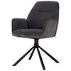 STOL MED ARMSTÖD QUEENS - svart/antracit, Design, metall/textil (60/89/64cm) - Mömax