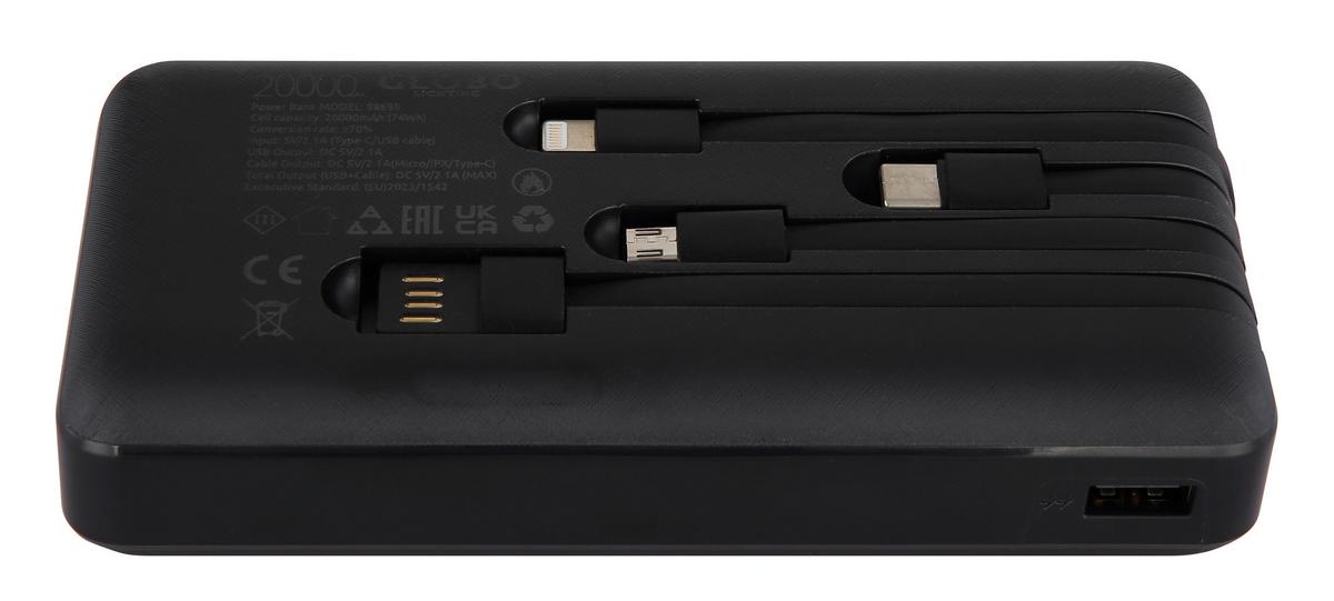 Prijenosna Stanica Za Punjenje - crna, Basics, plastika (14,7/6,7/3,3cm) - Globo