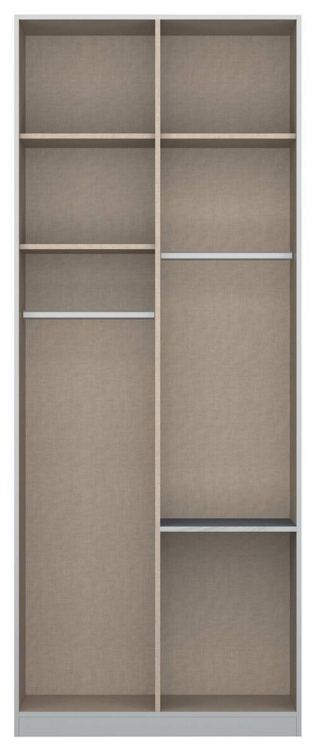 DULAP USI ROTATIVE ALABAMA - stejar Sonoma, Modern, material pe bază de lemn (91/229/54cm) - Modern Living