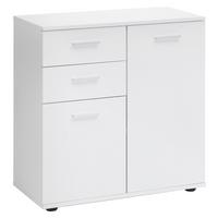 Komoda Svenja - barve aluminija, Konvencionalno, kovina/leseni material (71/78/35cm) - MID.YOU