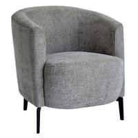 Fotelja Elba - siva/crna, tekstil/metal (70/76/72cm) - Modern Living