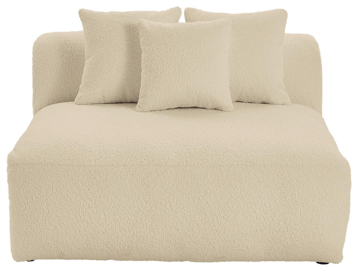 Modul Sofaelement Bloom Beige - Beige, Trend, Textil (120/70/122cm) - Livetastic