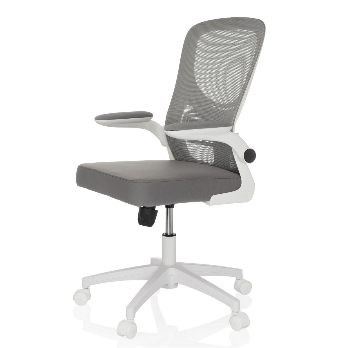 Drehstuhl Belio W Grau/Weiß - Grauweiß/Weiß, MODERN, Kunststoff/Textil (60/95-105/54cm) - MID.YOU