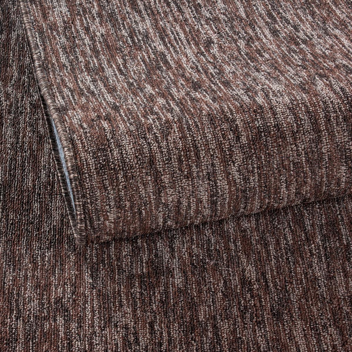 Flachwebeteppich Nizza Braun Ø ca. 200cm - Braun, Design, Textil (200/200cm) - Novel