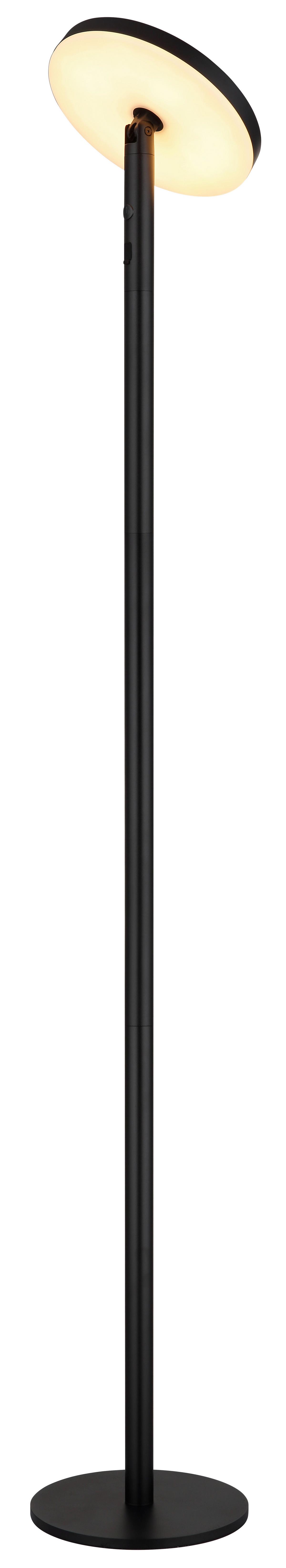 Solarleuchte 36508  Solar - Opal/Schwarz, Design, Kunststoff/Metall (23/145cm) - Globo