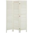Paravent in Weiß - Weiß, MODERN, Holz/Holzwerkstoff (120/170/2cm) - MÖMAX modern living