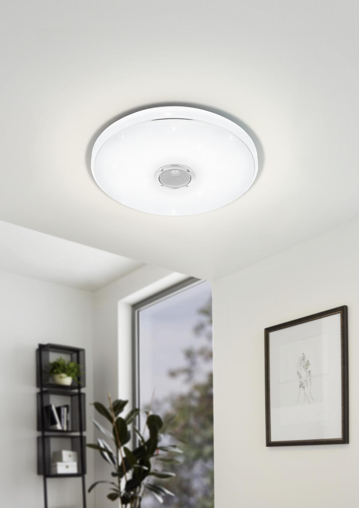 Led-deckenleuchte Milazzo - Weiss, Modern, Kunststoff (40/5,5cm) - Eglo