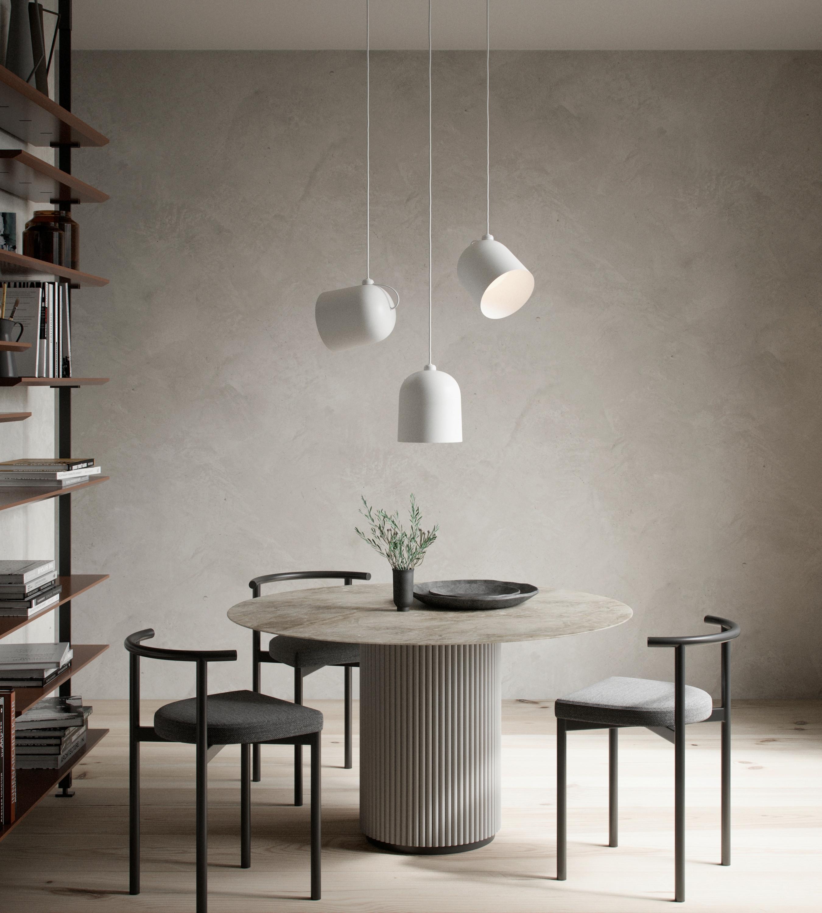 LAMPA WISZĄCA ANGLE PELA E27 HELL/JAPANDI - biały, Design, metal (21/32cm) - Nordlux