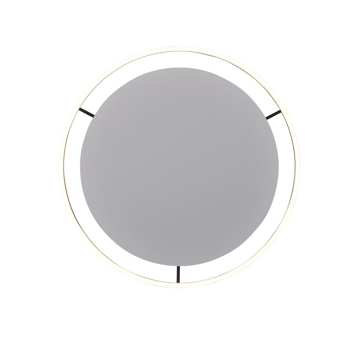 LAMPA SUFITOWA LED 15392-13 RITUS - antracytowy, Design, tworzywo sztuczne/metal (58,5/58,5/5,3cm)
