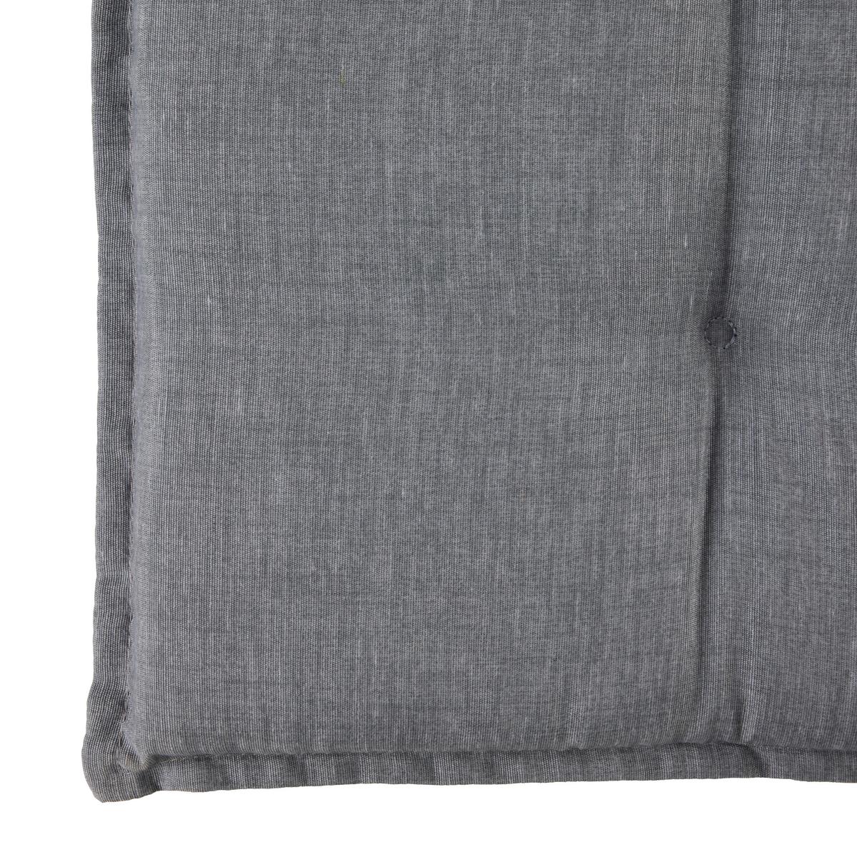 Sesselauflage Genf 2 Grau ca. 120x48x5cm - Grau, Basics, Textil (120/48/5cm) - Mömax