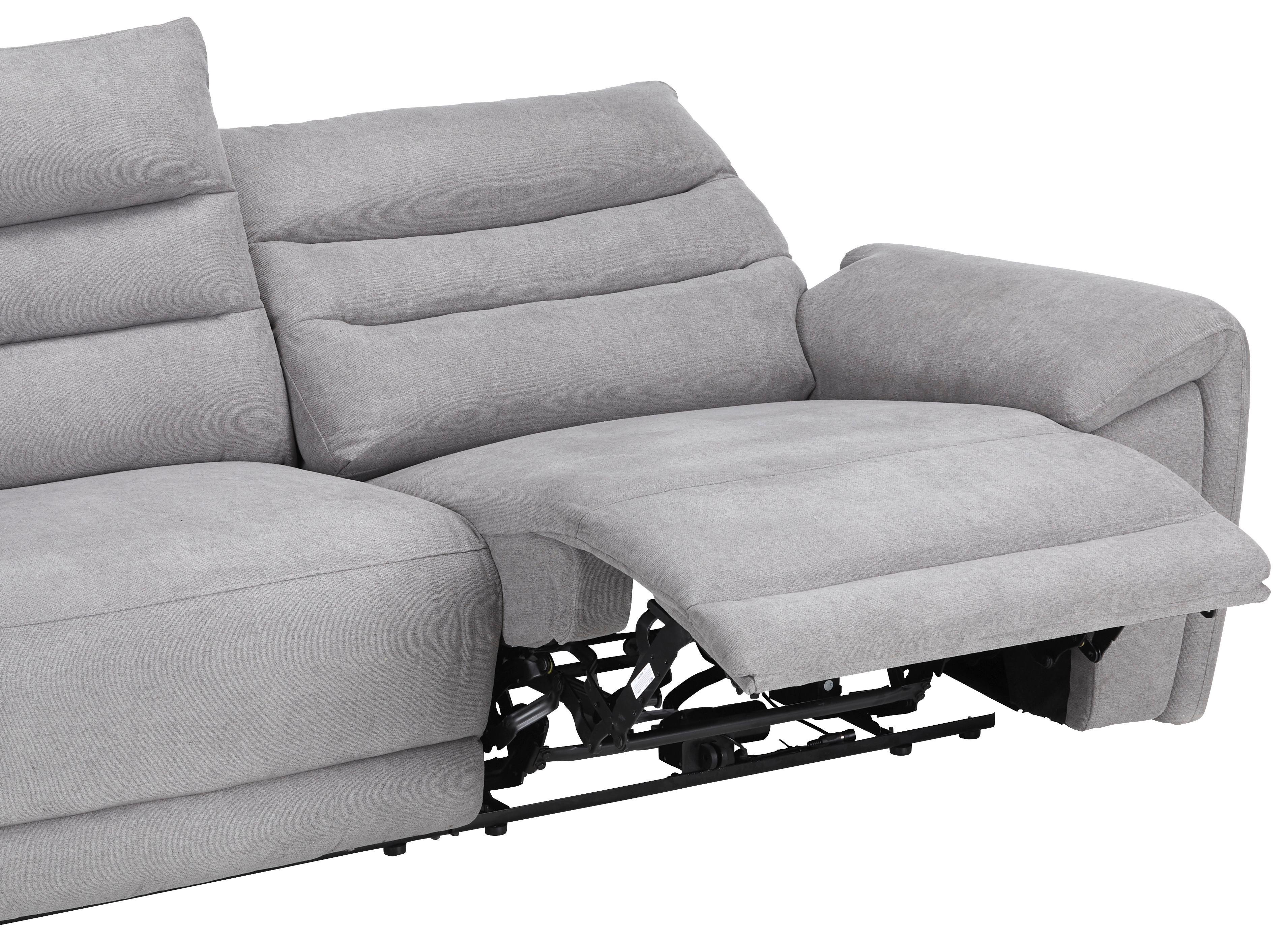 2-SITS SOFFA KNUT - grå/svart, Klassisk, trä/textil (213/100/94cm) - Mömax