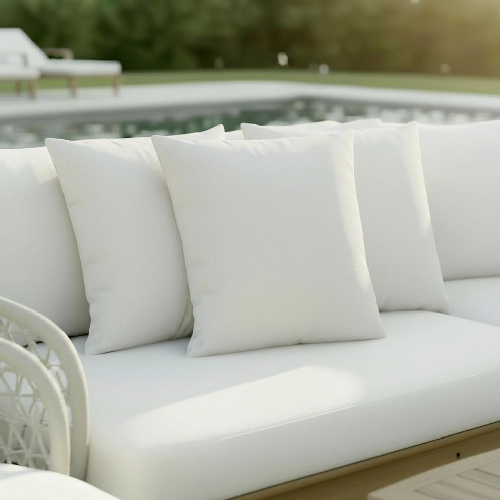 Zunanja Blazina Divina - krem barve, Moderno, tekstil (45/4/45cm) - Bessagi Garden