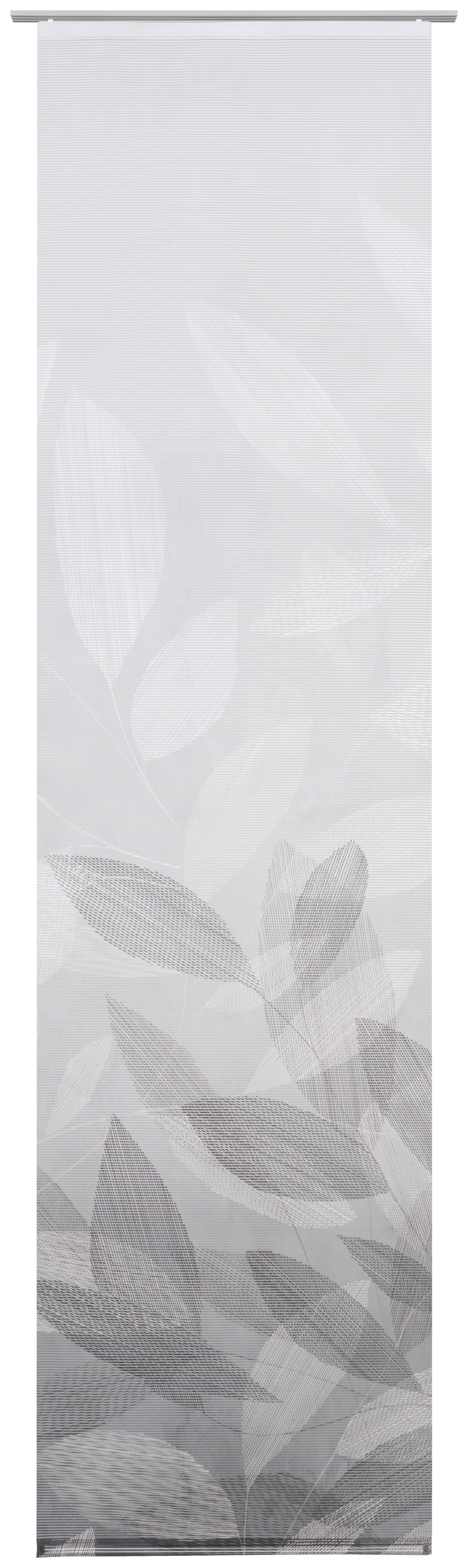 ZASŁONA PANELOWA ABIGAIL - szary, Natur, tkanina (60/245cm) - Novel