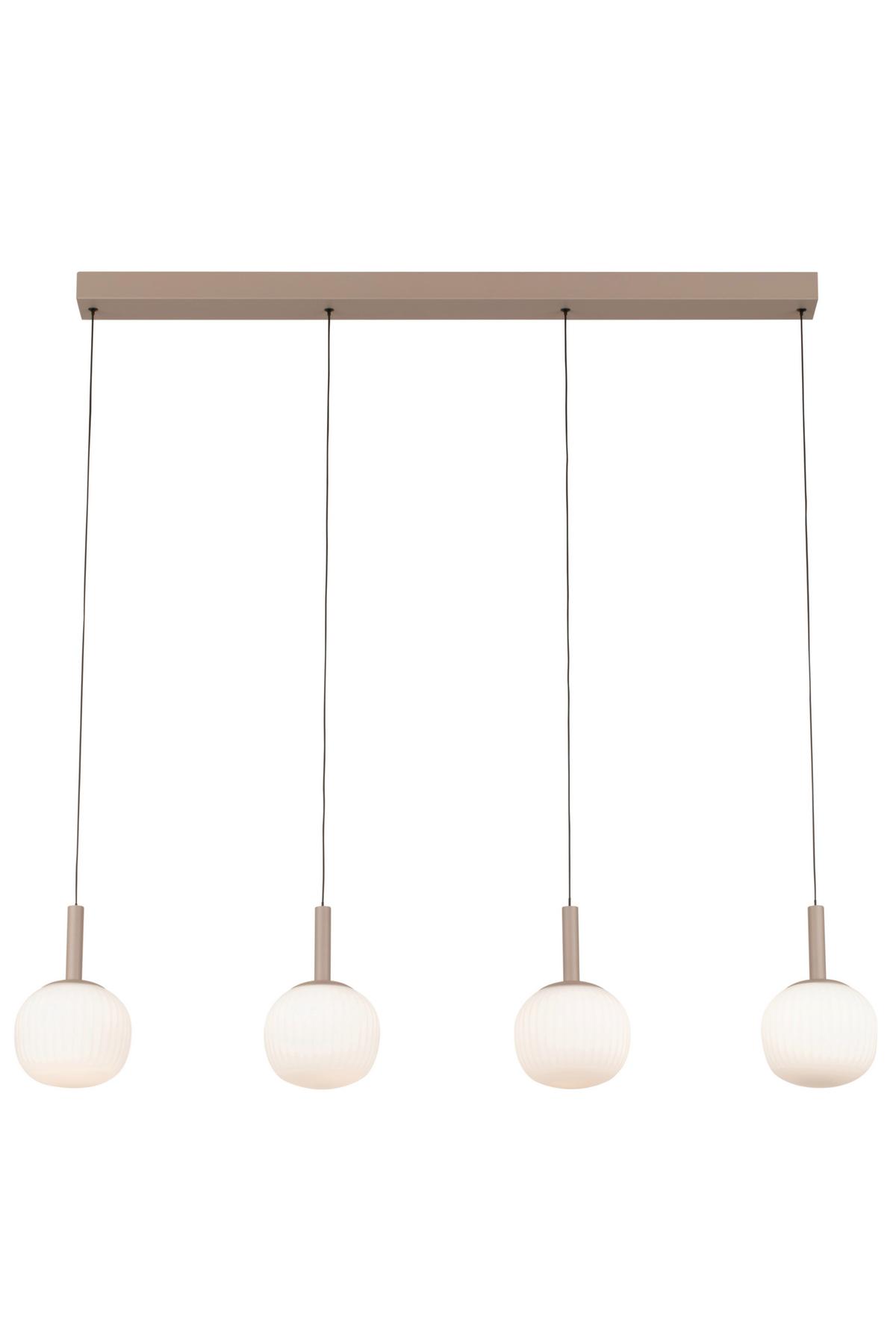 LAMPA WISZĄCA LED SWINDON *SBN* - biały, Design, metal/szkło (114/15/150cm) - Novel