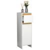 Highboard Malira ca. 30x95 cm Weiß/Eiche - Honigeiche/Weiß, MODERN, Holzwerkstoff (30/95/30cm) - MID.YOU