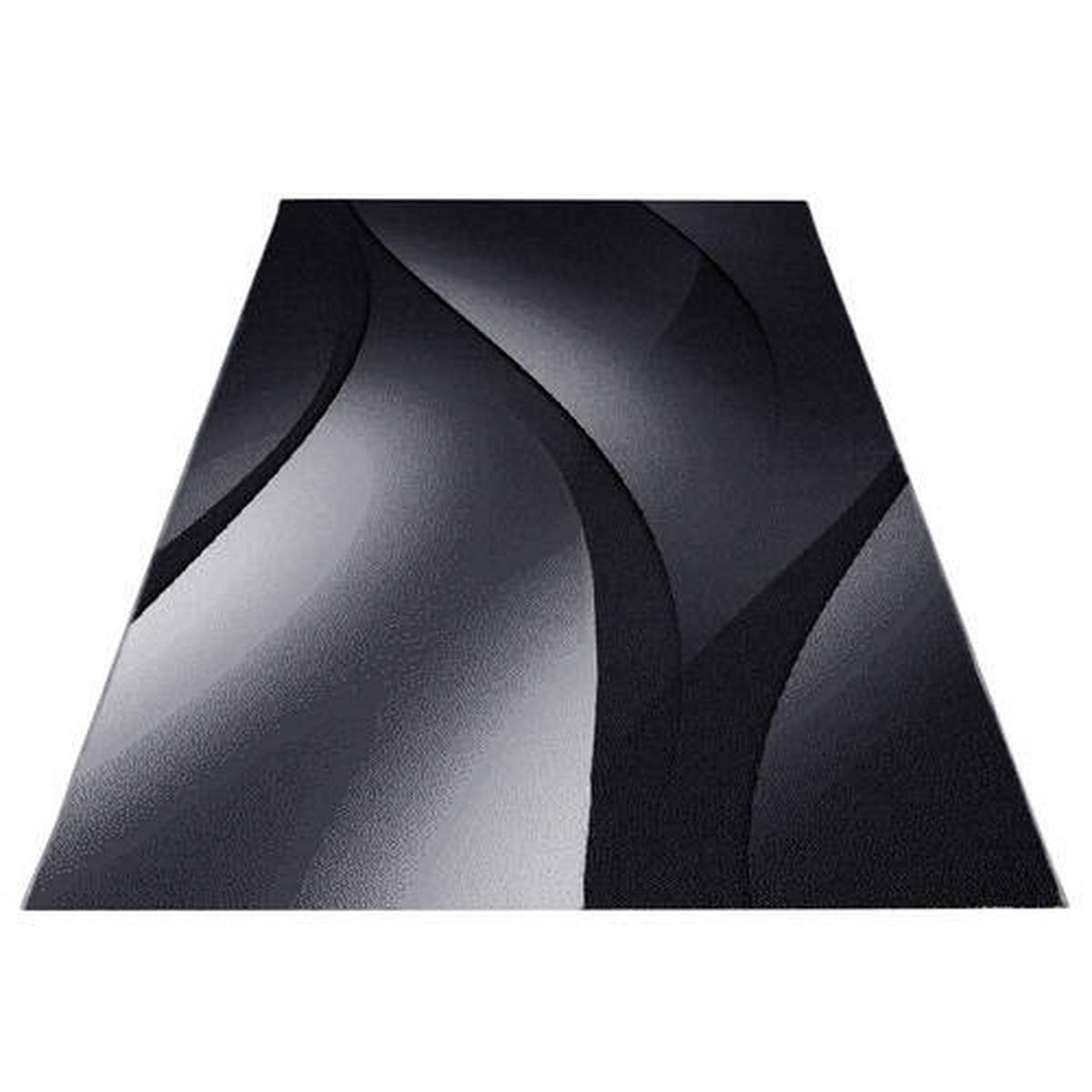 Webteppich Plus Schwarz ca. 280x370cm - Schwarz, Basics, Textil (280/370cm) - Novel