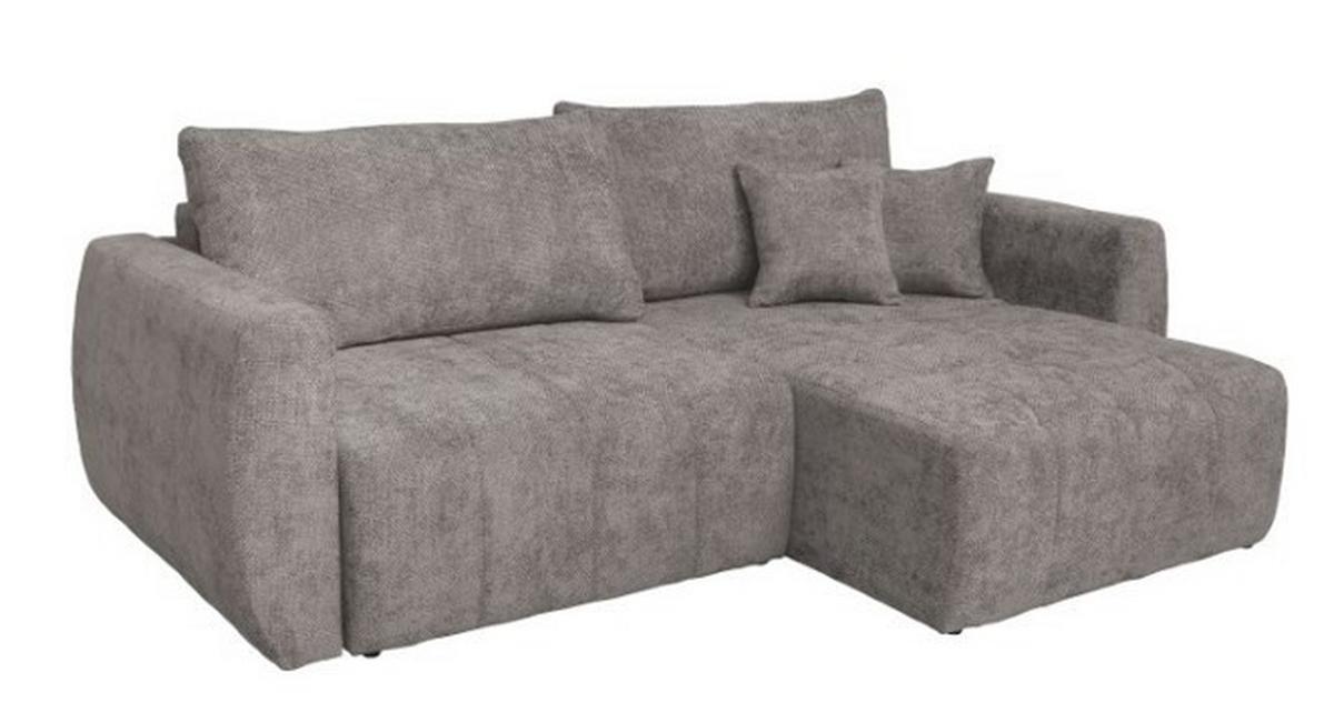 Canapea extensibila BALI - taupe/gri, Modern, lemn/textil (245/74-90/104cm) - Luca Bessoni