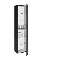 Dulap înalt Armonia - stejar gri/gri, Modern, material pe bază de lemn (33/140/16cm)