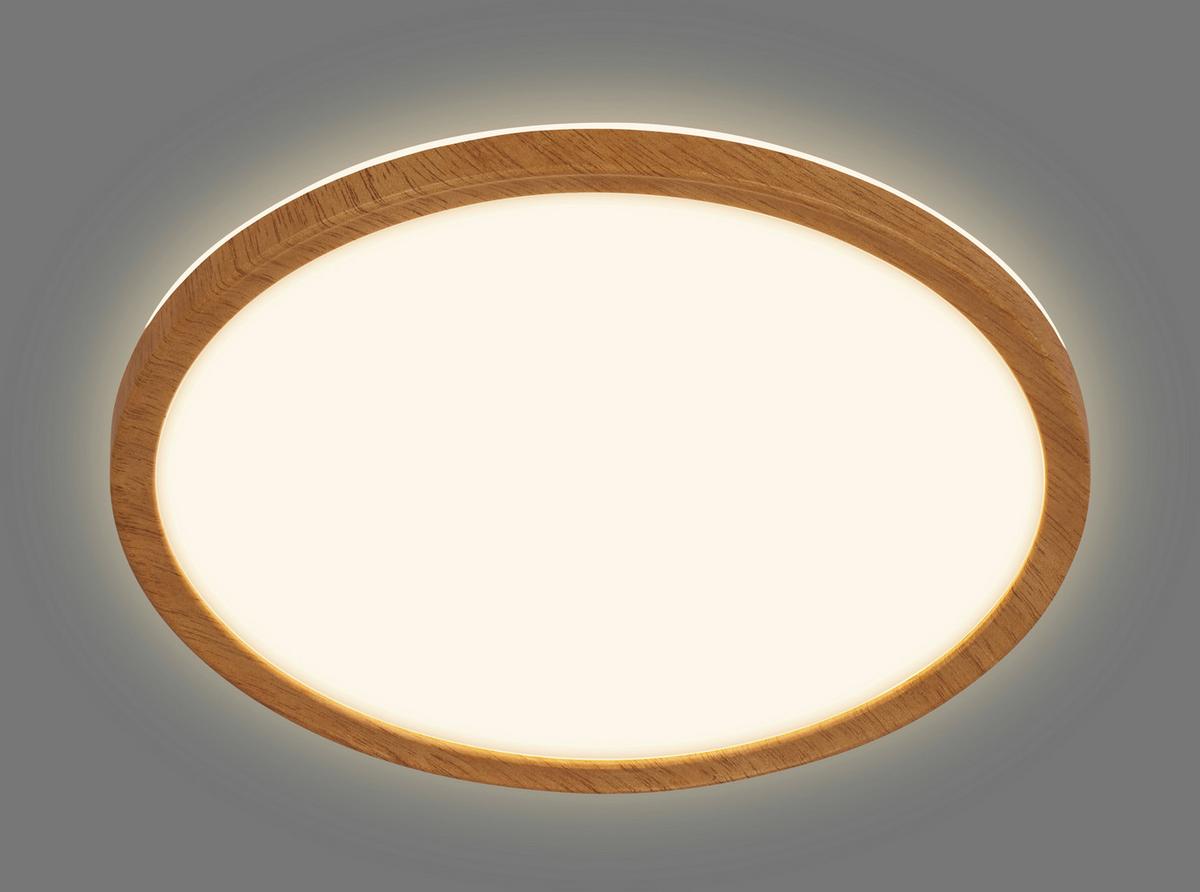 PANEL LED 7450314 TAVA WOOD - kolor dębowy, Modern, tworzywo sztuczne (29/3cm)