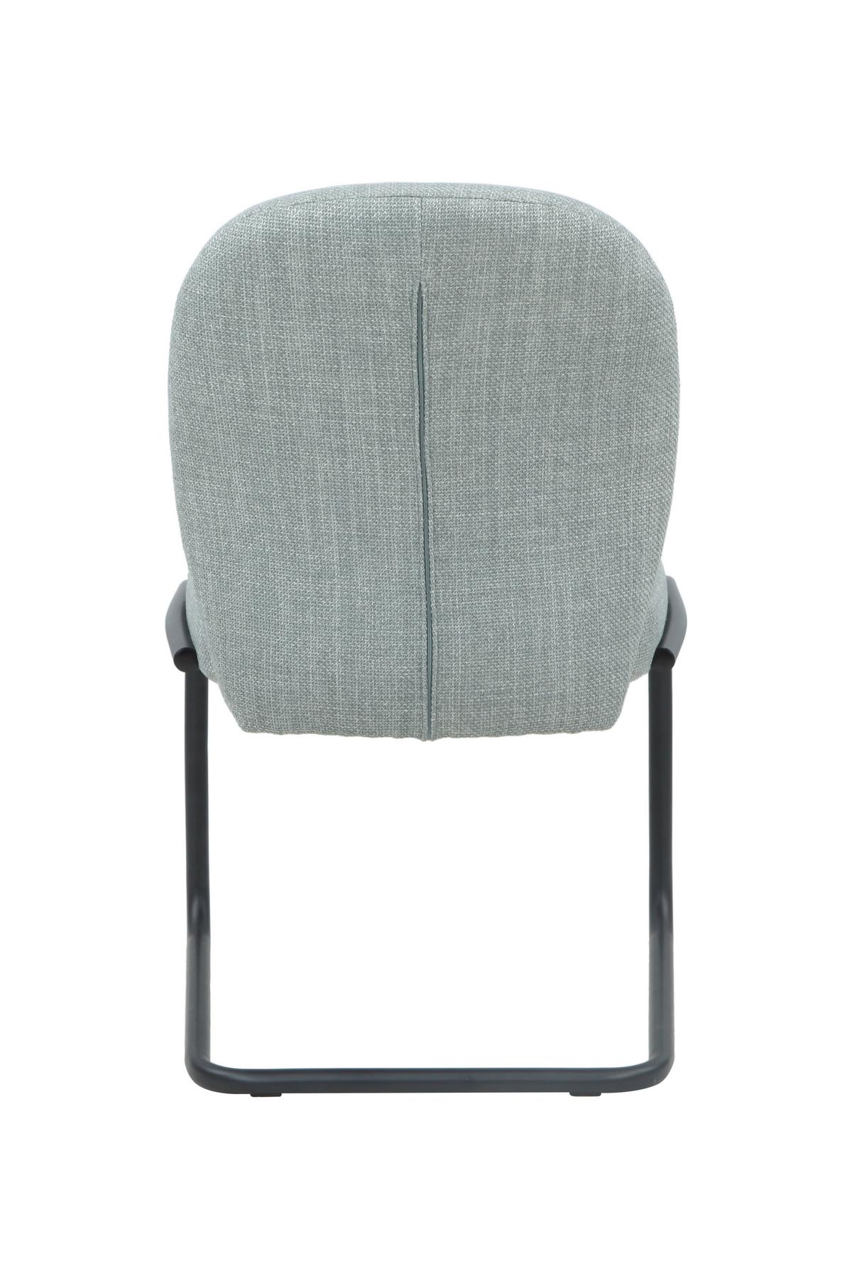 Schwingstuhl-Set Karen 2er-Set Mintgrün - Schwarz/Mintgrün, MODERN, Textil/Metall (53/90/62cm) - MID.YOU